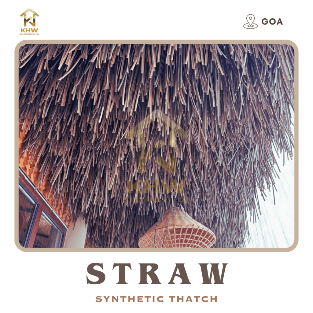 Premium Quality and Low-cost Synthetic Thatch Roofs in India